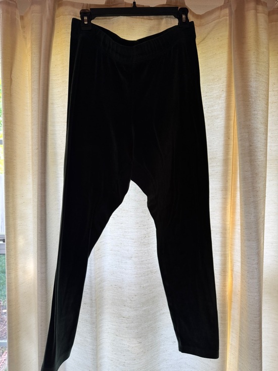 Old Navy Pants - Old Navy Dark Green Velvet-Look Leggings